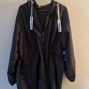New Balance Black Hooded Windbreaker